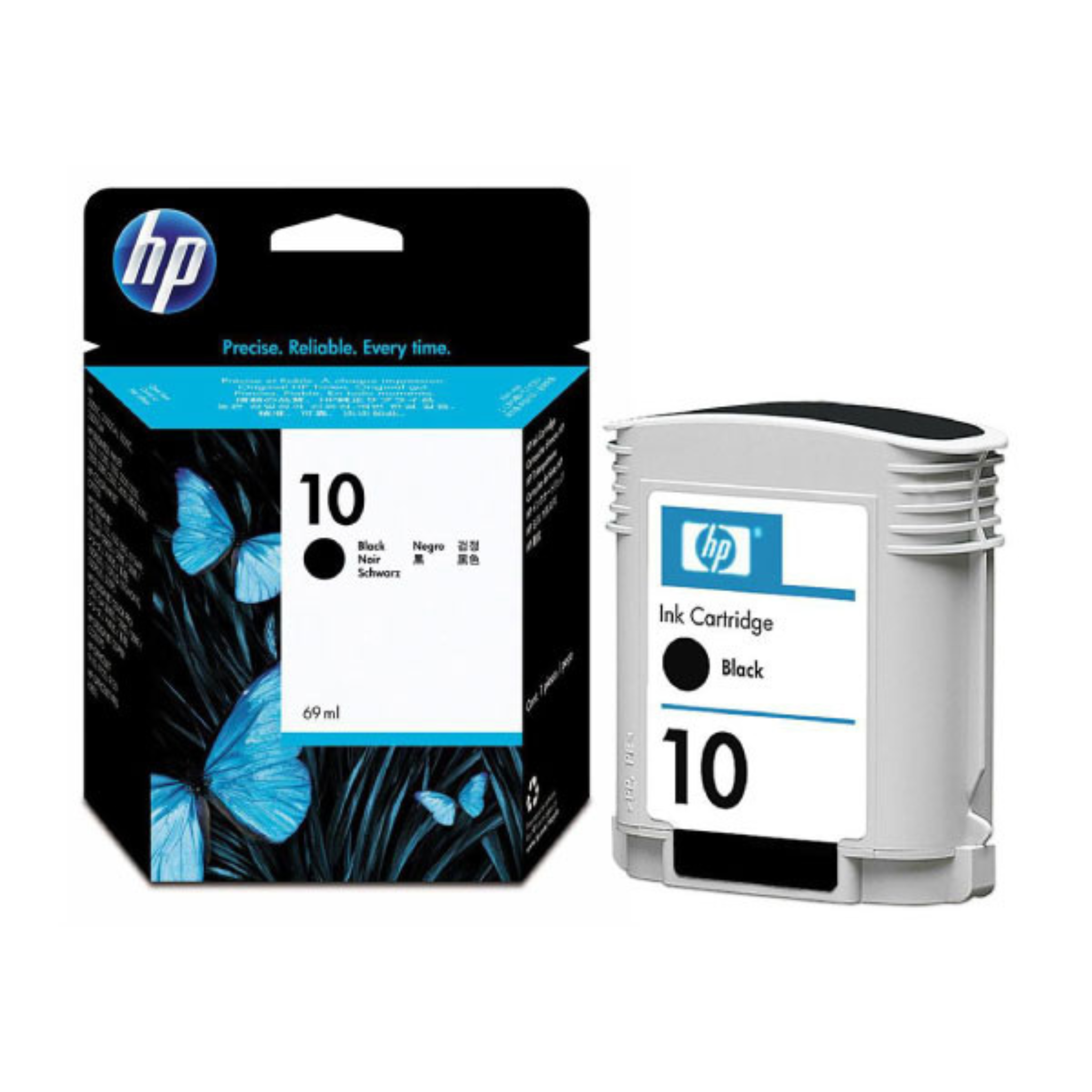 HP 82 Ink Cartridges High-Yield Original Ink for HP DesignJet Printers | Compatible with HP DesignJet 500, 510, 800 Series Available in Black, Cyan, Magenta, and Yellow for Sharp, Professional Prints Black OneCart