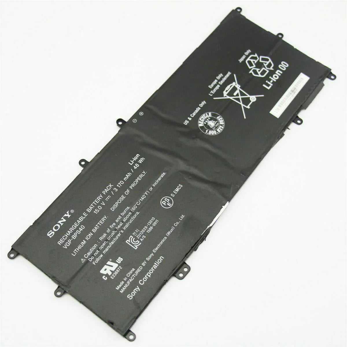 Original Sony VAIO SVF14N19SGB Laptop Battery BPS40 VGP-BPS40 3170mAh 4 Cells OneCart