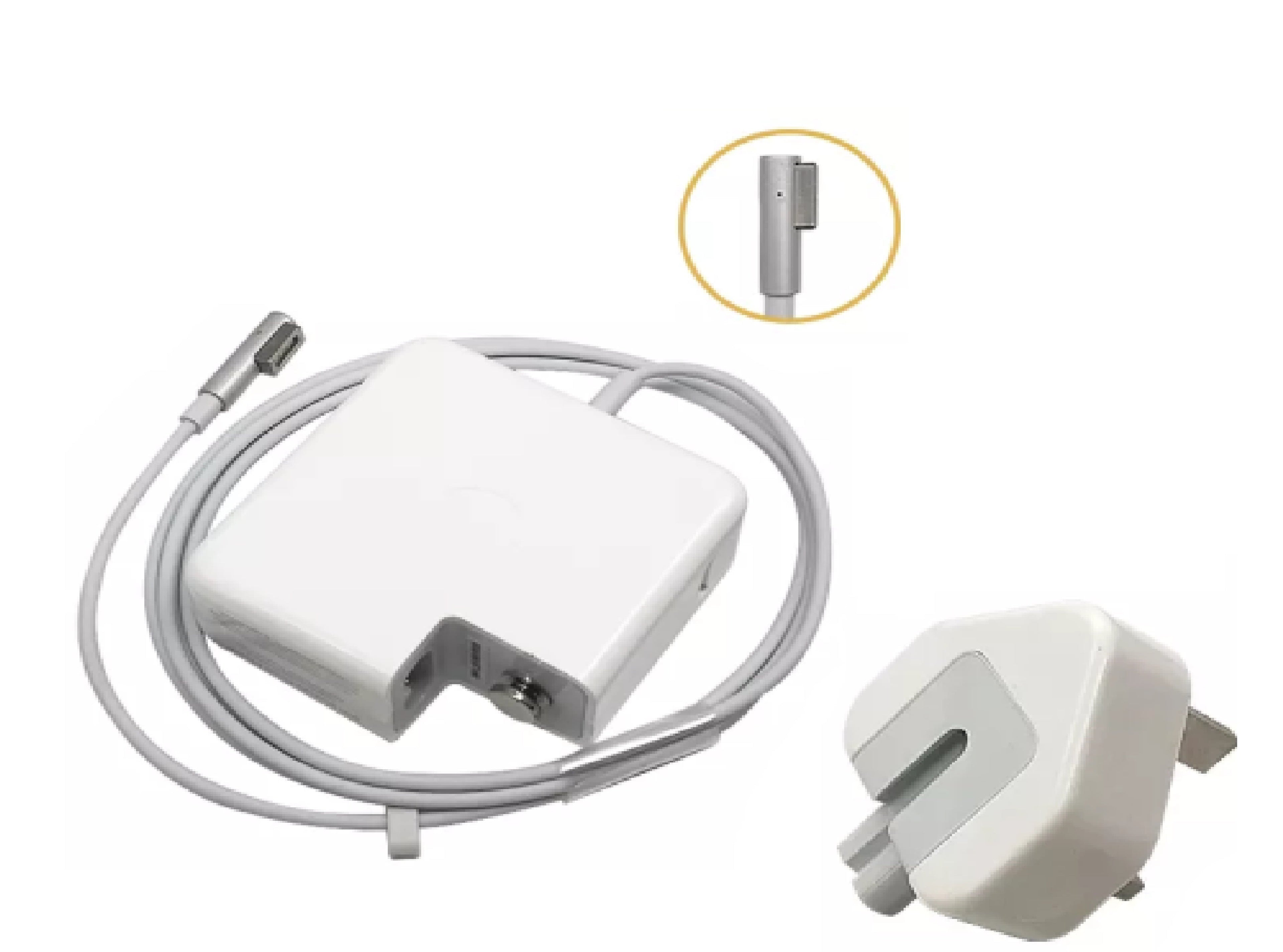 Apple MacBook Pro 13” A1181 A1184 A1185 A1278 A1330 A1342 A1344 A600L 60W 16.5V 3.65A Magsafe1 L Shape MacBook Charger JS Bazar