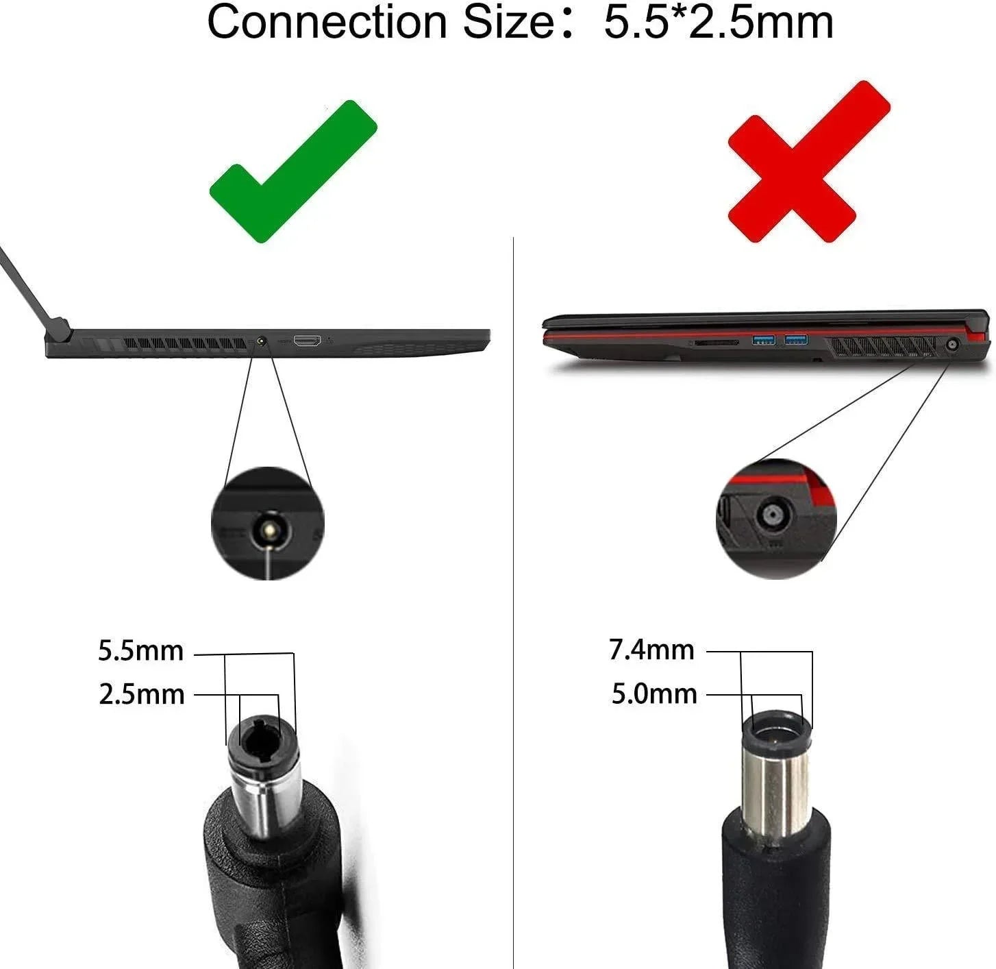 180W Original Asus ROG Strix GL502VM-FI031T, 19.5V 9.23A (5.5x2.5mm) Laptop AC Asus Adapter Charger JS Bazar