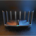 TP-Link Archer AX95 AX7800 Tri-Band Gigabit 8-Stream WiFi 6 Router 7800 Mbps Speed, 1×2.5 Gbps Port, 4×1 Gbps Ports, USB 3.0+2.0, OneMesh, 1.7 GHz Quad-Core CPU, Ideal for Gaming | ARCHER AX95 OneCart