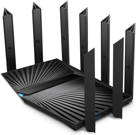 TP-Link Archer AX95 AX7800 Tri-Band Gigabit 8-Stream WiFi 6 Router 7800 Mbps Speed, 1×2.5 Gbps Port, 4×1 Gbps Ports, USB 3.0+2.0, OneMesh, 1.7 GHz Quad-Core CPU, Ideal for Gaming | ARCHER AX95 OneCart