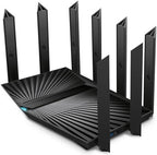 TP-Link Archer AX95 AX7800 Tri-Band Gigabit 8-Stream WiFi 6 Router 7800 Mbps Speed, 1×2.5 Gbps Port, 4×1 Gbps Ports, USB 3.0+2.0, OneMesh, 1.7 GHz Quad-Core CPU, Ideal for Gaming | ARCHER AX95 OneCart