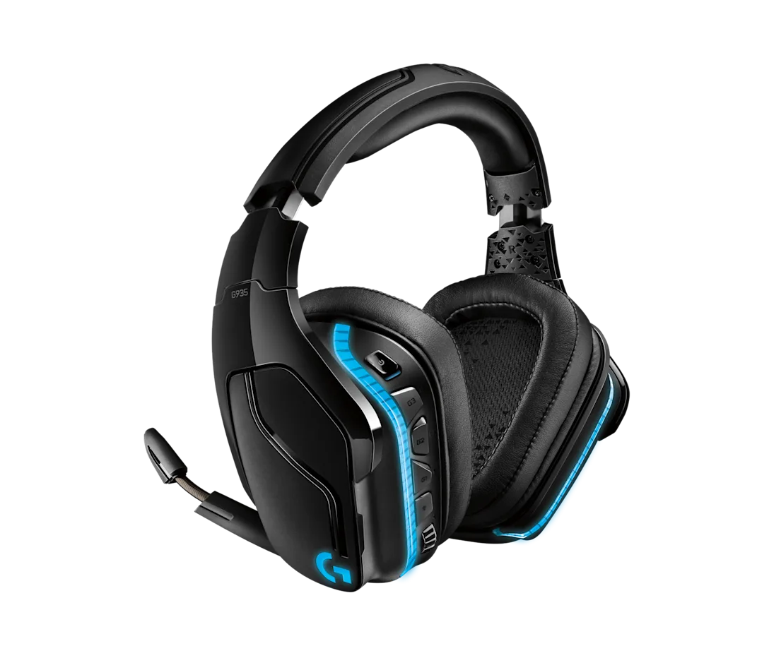 Logitech G935 Wireless 7.1 Surround Sound Lightsync Gaming Headset – PC, PS4, Xbox One, Nintendo Switch, Black OneCart