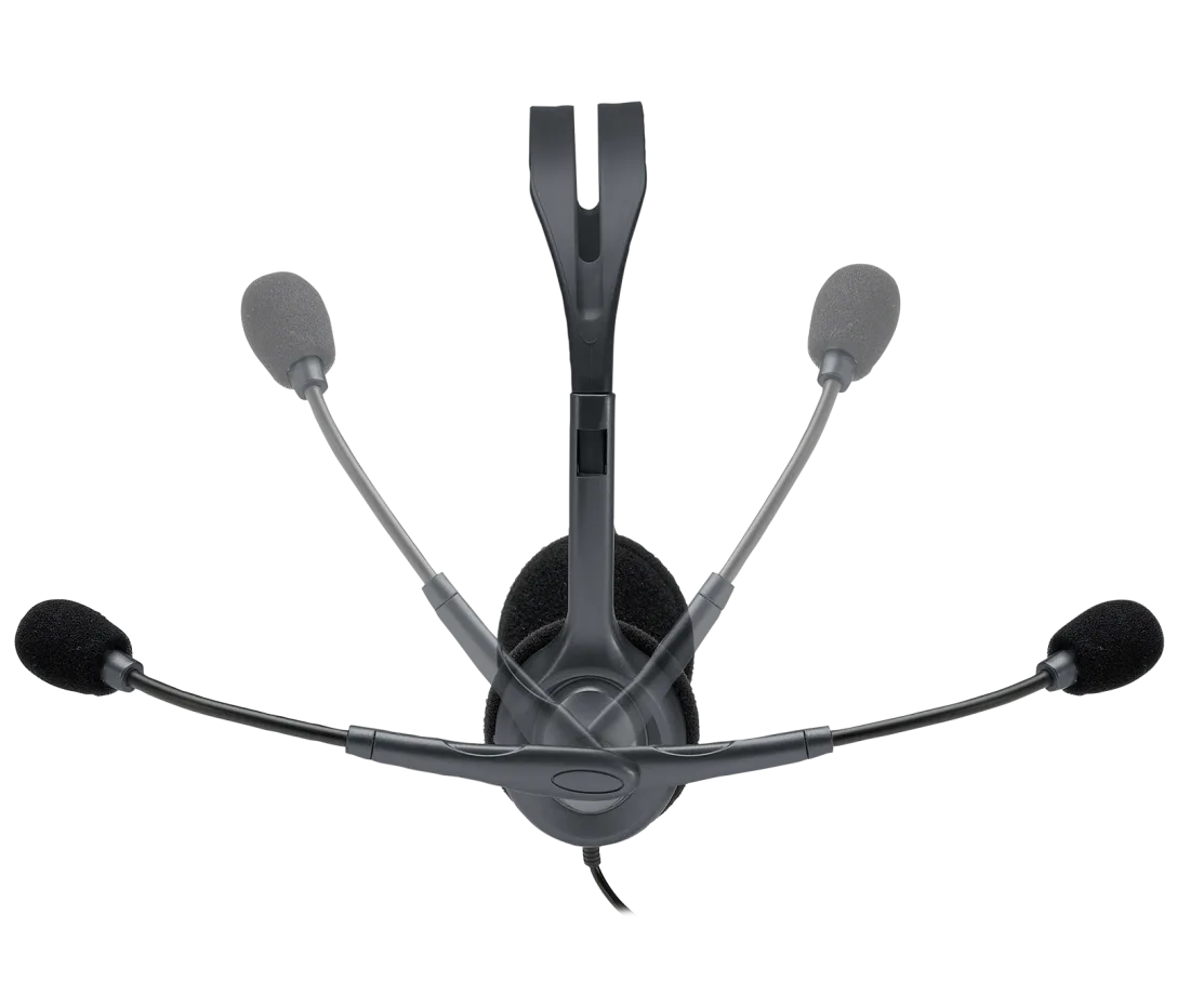 Logitech H111 Wired Stereo Headset | 3.5mm Audio Jack, Noise-Cancelling Microphone, Adjustable Headband, Lightweight On-Ear Design for PC, Laptop, Smartphone &amp; Tablet OneCart