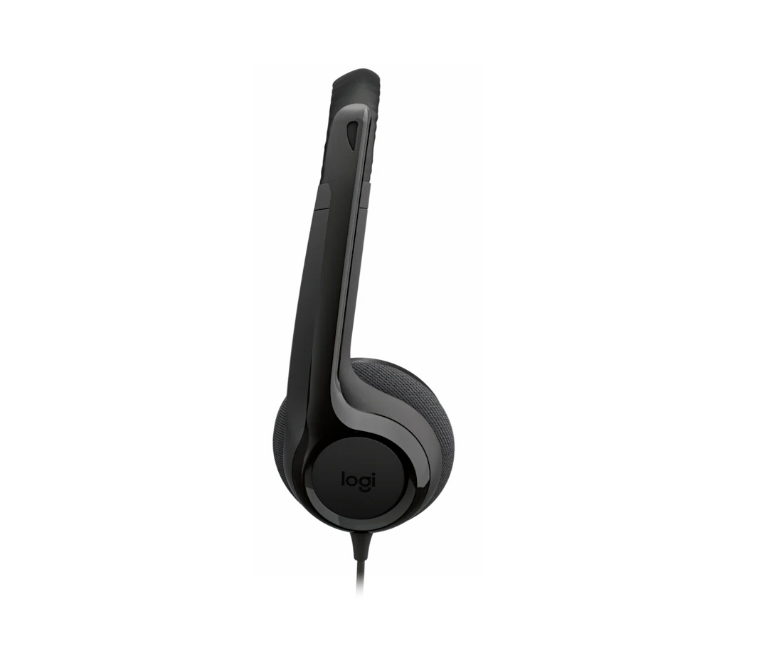 Logitech H390 USB Headset | Noise-Cancelling Microphone, Plug-and-Play USB Connection, Crystal-Clear Audio, Adjustable Headband – Bulk Packaging, Black | 981-000014 OneCart