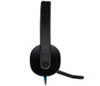 Logitech H540 Wired Stereo Headset with Noise-Cancelling Microphone, USB, On-Ear Controls, Mute Indicator, Compatible with PC/Mac/Laptop | Black OneCart