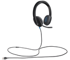 Logitech H540 Wired Stereo Headset with Noise-Cancelling Microphone, USB, On-Ear Controls, Mute Indicator, Compatible with PC/Mac/Laptop | Black OneCart