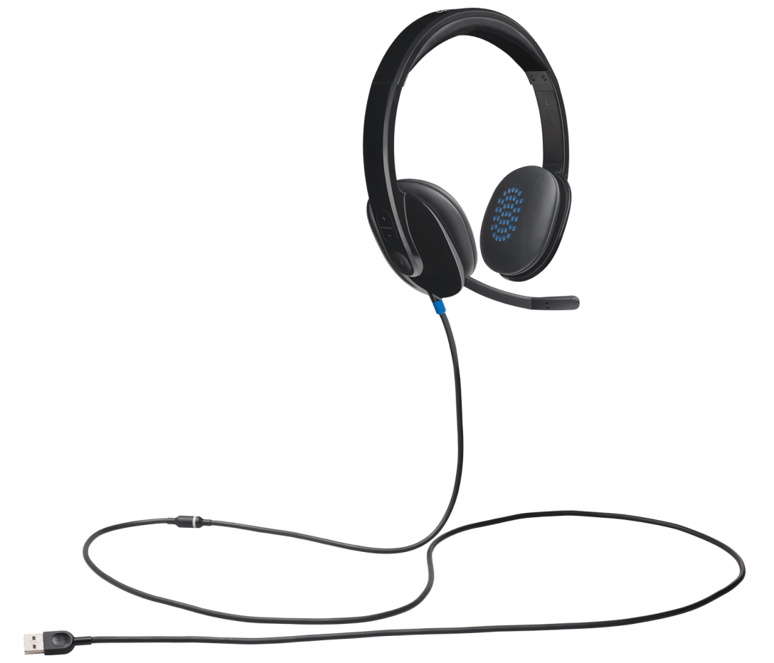 Logitech High-Performance USB Headset H540 for Windows and Mac | Skype Certified Stereo Headphones with Noise-Cancelling Microphone, On-Ear Controls, and Mute Indicator Light OneCart