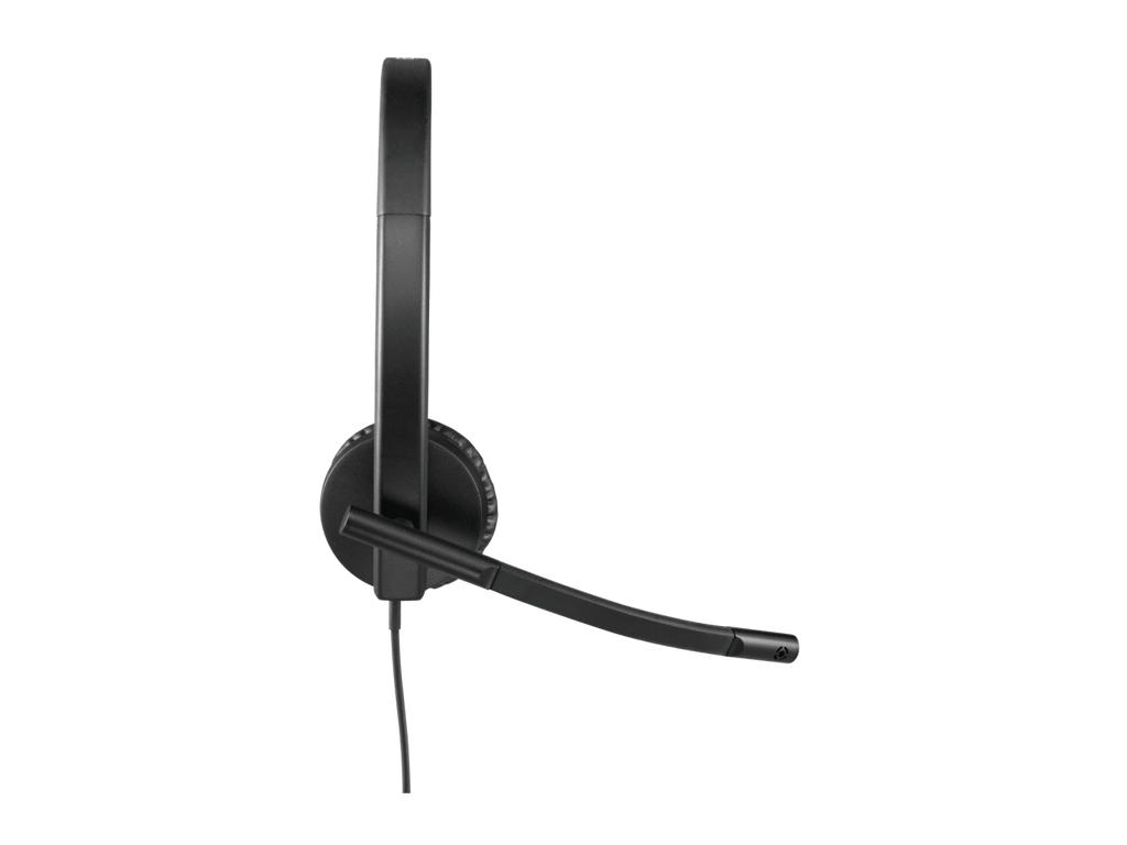 Logitech H570e USB Stereo Headphones, 30mm Drivers, 1.9m Cable, Plug-and-Play, Noise-Reducing Microphone | Black | 981-000575 OneCart