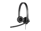 Logitech H570e USB Stereo Headphones, 30mm Drivers, 1.9m Cable, Plug-and-Play, Noise-Reducing Microphone | Black | 981-000575 OneCart