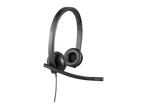 Logitech H570e USB Stereo Headphones, 30mm Drivers, 1.9m Cable, Plug-and-Play, Noise-Reducing Microphone | Black | 981-000575 OneCart