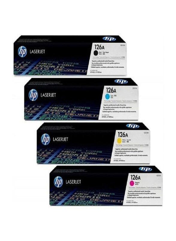 HP 126A Multicolour Original LaserJet Ink Toner Cartridge Set OneCart