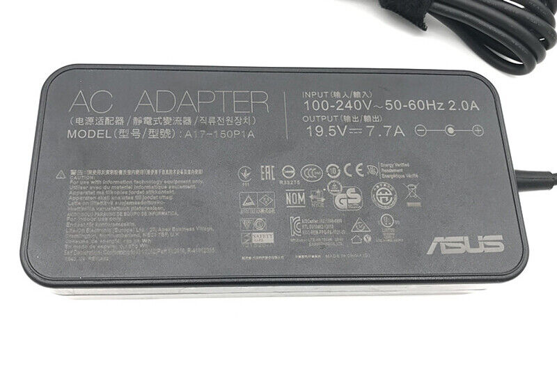 Original Asus Charger 150W Asus Laptop Charger for Asus VX7, G73JW-A1, G53JW-A1, G71Gx-A2, G74 Series (5.5mm*2.5mm) JS Bazar
