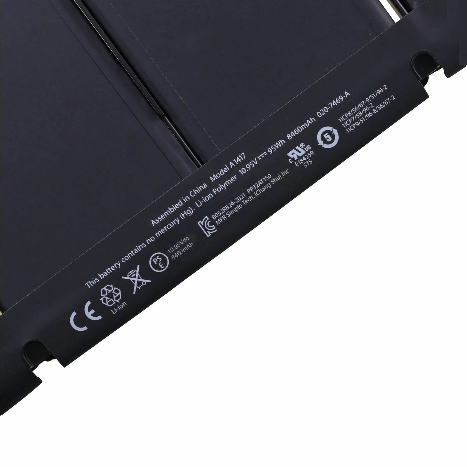 Apple A1417 MacBook Pro 15-inch Retina (A1398) 2012/2013 Battery OneCart