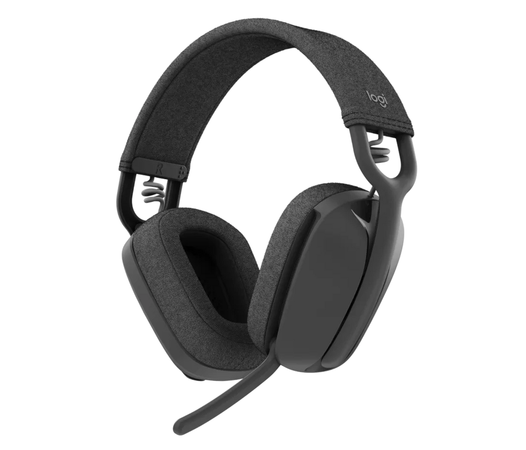 Logitech Zone Vibe 100 Lightweight Wireless Over-Ear Headphones, Noise-Cancelling Microphone, Advanced Multipoint Bluetooth, Teams/Zoom/Google Meet Compatible | Graphite OneCart