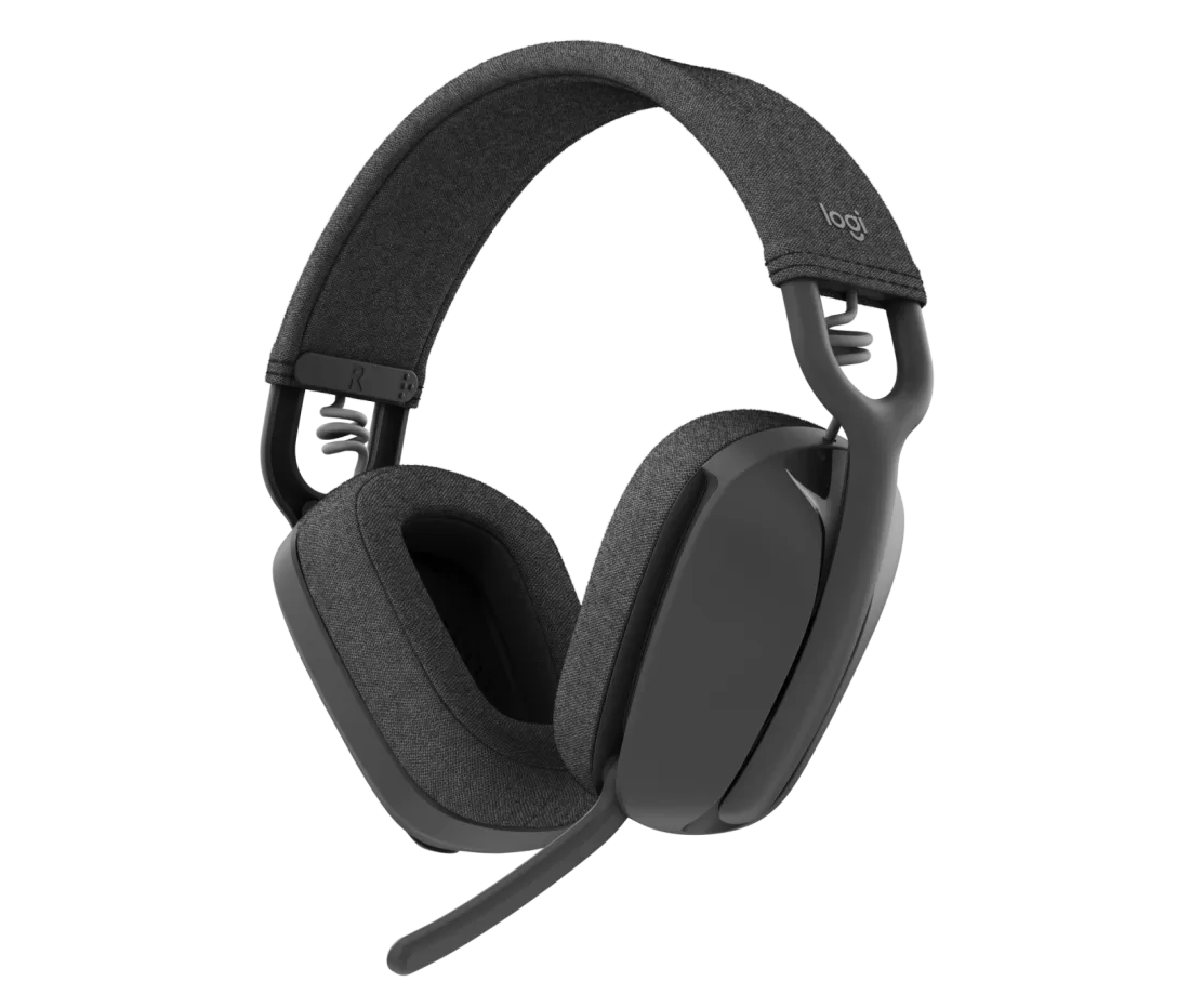 Logitech Zone Vibe 100 Lightweight Wireless Over-Ear Headphones, Noise-Cancelling Microphone, Advanced Multipoint Bluetooth, Teams/Zoom/Google Meet Compatible | Graphite OneCart