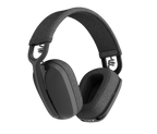 Logitech Zone Vibe 100 Lightweight Wireless Over-Ear Headphones, Noise-Cancelling Microphone, Advanced Multipoint Bluetooth, Teams/Zoom/Google Meet Compatible | Graphite OneCart