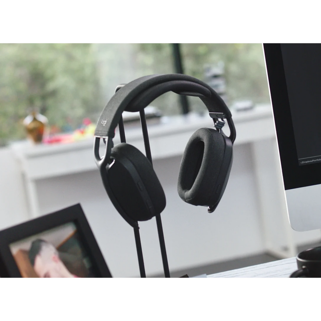 Logitech Zone Vibe 100 Lightweight Wireless Over-Ear Headphones, Noise-Cancelling Microphone, Advanced Multipoint Bluetooth, Teams/Zoom/Google Meet Compatible | Graphite OneCart